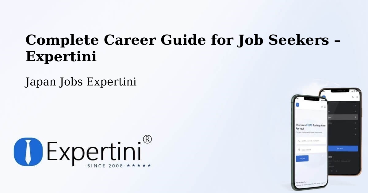 Career Guide for Job Seekers – Abiko Shi - Abiko Shi, Japan Jobs Expertini