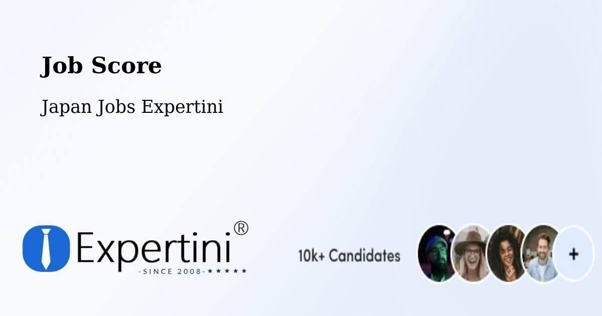 Job Score & Job Description Score Tool – Abiko Shi - Japan Jobs Expertini