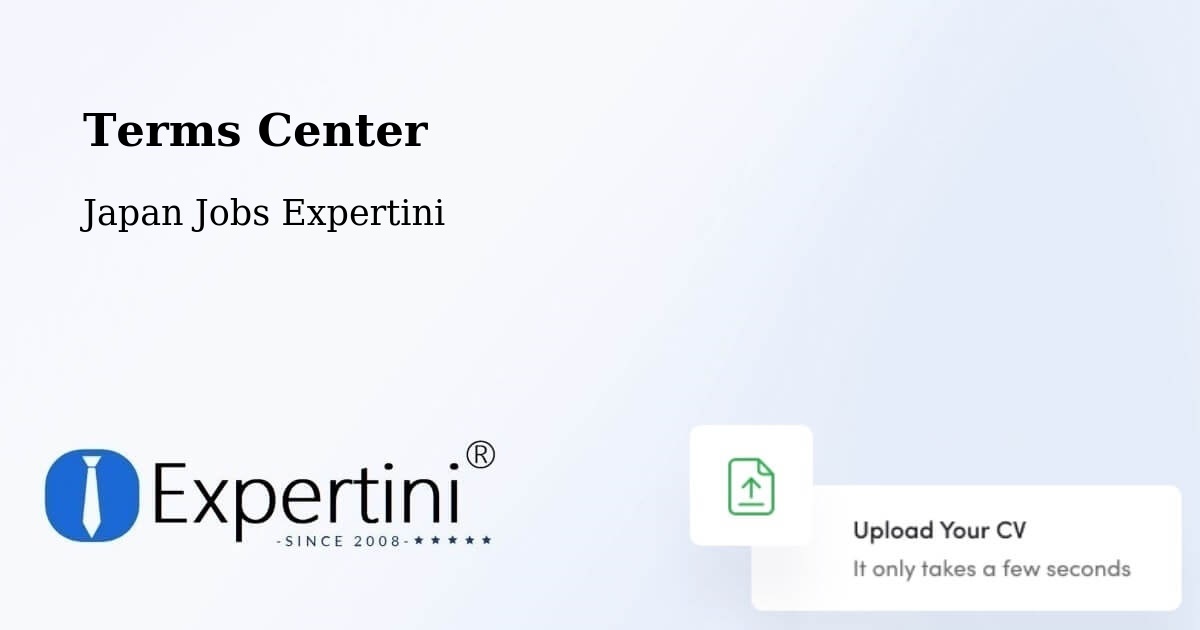 Terms of Service – Abiko Shi - Japan Jobs Expertini